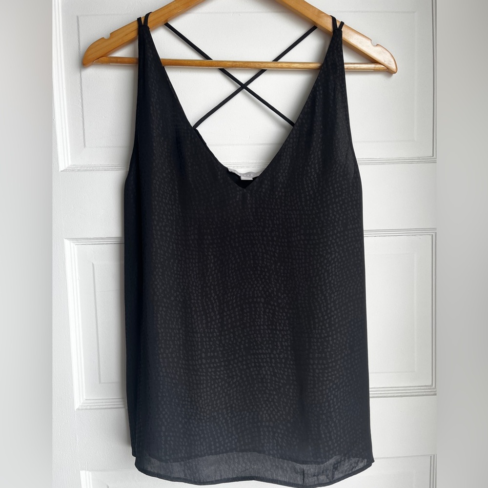 NWT Chelsea28 Black Camisole Top